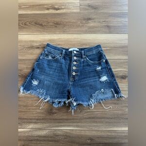 KanCan women’s button fly estilo women’s jean shorts size small